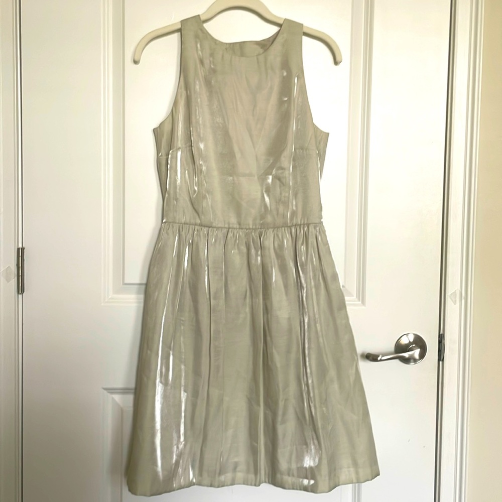 Joseph Ribkoff silver sleeveless mini‎ dress